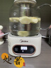 美的（Midea）0膠水全玻璃全自動養(yǎng)生壺 1.2L大容量辦公室多功能茶漏煮茶壺 燒水壺24h恒溫可煮小米 1.2L 0膠水全玻璃帶濾網(wǎng)MK-YS12B102 曬單實拍圖