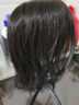 瑞貝卡（Rebecca）假發(fā)女長(zhǎng)直發(fā)無(wú)痕假發(fā)片100%真人發(fā)絲遮白發(fā)增加發(fā)量頭頂補(bǔ)發(fā)片 中分劉海 自然黑 25cm 全手織工藝 曬單實(shí)拍圖