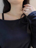 伊燦通體銀單顆仿珍珠吊墜項鏈女輕奢氣質(zhì)高級感鎖骨鏈2025年新款頸鏈 通體銀單顆珍珠項鏈 曬單實(shí)拍圖