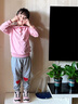 泰蘭尼斯秋季新款兒童運(yùn)動(dòng)鞋男童戶外跑步鞋旋轉(zhuǎn)紐扣女童校園鞋休閑運(yùn)動(dòng)鞋 粉色 29 適合腳長(zhǎng)18.0cm 曬單實(shí)拍圖