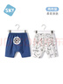 舒貝怡2件裝兒童褲子夏裝女童男童七分褲寶寶大PP褲夏季嬰兒褲子 藍色+文具 90 cm(18-24個(gè)月) 曬單實(shí)拍圖