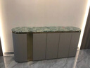 匠吉軒（JIANGJIXUAN）輕奢餐邊柜儲物收納鞋柜意式后現代大理石定制餐廳高檔灰色玄關(guān)柜 1.6米餐邊柜 曬單實(shí)拍圖