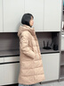 波司登2025新款羽絨服女長(cháng)款90絨顯瘦連帽保暖冬季外套B250245526 霜栗棕7F61 M 165/88A 體重約110-120斤 曬單實(shí)拍圖