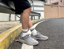 361°運動鞋子男秋季琉光復古革網面透氣休閑厚底老爹鞋672526766-4 曬單實拍圖