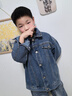 馬克華菲童裝男童套裝秋裝兒童牛仔外套春秋款2025新款男孩秋季帥氣中大童 藍K01+藍K01 110 曬單實(shí)拍圖