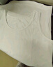 利工民42支精硫棉夏季汗衫女款U型領(lǐng)長(cháng)款背心高彈力無(wú)袖純色打底衫百搭 白色 M 曬單實(shí)拍圖
