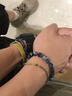 RASTACLAT【李欣燃同款】蔚藍精靈不規則切面情侶小獅子珠鏈手串 星漾男生款 曬單實(shí)拍圖