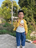 G.DUCKKIDS男童寶寶春秋套裝三件套2025新款1一2-3周歲半童裝嬰兒衣服外套潮 桔紅色 英文DAKE襯衣三件套 100 碼 曬單實(shí)拍圖