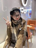 Calznklien圍巾女士秋冬季新款加厚保暖披肩圍脖生日七夕情人節禮物高檔實(shí)用 【卡其格子】高級感禮盒裝 輕奢韓版送閨蜜女朋友老婆禮物 曬單實(shí)拍圖