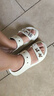 CROCS卡駱馳經(jīng)典泡芙?jīng)鲂瑋207670 骨白色-2Y2 36/37(220mm)  曬單實(shí)拍圖