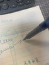 百樂（PILOT）P500藍黑色中性筆水筆0.5直液式走珠筆簽字筆學生文具辦公用品刷題筆高顏值考試筆 單支裝 曬單實拍圖