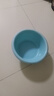 茶花（CHAHUA）塑料盆洗臉盆加厚加深家用加深學(xué)生宿舍洗衣服盆子洗腳盆塑料盆 1個(gè)裝【39cm藍色】 加厚加深 曬單實(shí)拍圖