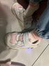 牧童學(xué)步鞋男春秋小童閃燈機能鞋女童輕便軟底寶寶鞋 海棠粉/網(wǎng)面 26 曬單實(shí)拍圖