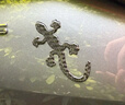迪加倫 碳纖維 壁虎車(chē)貼3D立體標改裝尾標汽車(chē)裝飾遮擋劃痕奧迪大眾豐田本田奔馳寶馬領(lǐng)克比亞迪特斯拉貼紙 曬單實(shí)拍圖