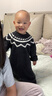 babylove嬰兒連體衣秋冬款毛衫針織哈衣爬服寶寶毛衣外出保暖秋冬裝 曬單實拍圖
