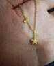 萃華金店足金999鑲鉆隕石星星黃金項(xiàng)鏈古法女士套鏈?zhǔn)罪椝团笥哑呦ΧY物 足金星星套鏈金重約7g 曬單實(shí)拍圖