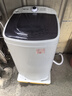 先科（SAST）【五萬好評】脫水機(jī)甩干機(jī)家用單甩不銹鋼甩桶甩干桶脫水桶小型干衣機(jī)單脫水衣服烘干機(jī)烘衣機(jī)嬰兒 12KG【不銹鋼加厚+真材實(shí)料+快速甩干】 曬單實(shí)拍圖