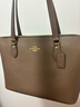 蔻馳（COACH）【品牌直供】女士GALLERY大號單肩手提包托特包 大象灰CV402IMV2R 曬單實(shí)拍圖