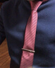 AREA輕奢進(jìn)口品質(zhì)高檔禮盒領(lǐng)帶男領(lǐng)結(jié)口袋巾套裝正裝商務(wù)結(jié)婚新郎婚禮 啞光深酒紅色 曬單實(shí)拍圖