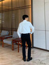 回力皮鞋男士商務(wù)正裝鞋公務(wù)員通勤男鞋休閑德比鞋英倫風(fēng)新郎結(jié)婚鞋 黑色|2607 【經(jīng)典款】 42 曬單實(shí)拍圖