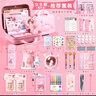 得力（deli）文具套裝禮盒大禮包女孩生日禮物7-14歲10歲男孩電動文具小女孩6-12小學生高顏值六一兒童節(jié)禮物 1-3低年級【至尊高檔】手提箱款-女孩 曬單實拍圖