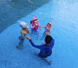 WATERTIME/水川 兒童潛水鏡浮潛三寶小孩面罩泳鏡水下游泳眼鏡 曬單實拍圖