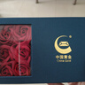 中國黃金（CHINA GOLD）黑曜石平安扣招財(cái)貔貅吊墜男女款情侶項(xiàng)鏈七夕情人節(jié)禮物送男女友 雙貔貅平安扣項(xiàng)繩一對(duì)【玫瑰禮盒】 曬單實(shí)拍圖