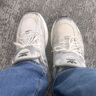 adidas JENNIE同款貝果鞋ASTIR厚底增高運動老爹鞋阿迪達(dá)斯三葉草 灰色   42.5 曬單實拍圖