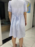 婧麒（JOYNCLEON）孕婦連衣裙夏款2025新款女氣質(zhì)夏季哺乳裙子寬松孕婦夏裝長裙 淺藍(lán)【紐扣可哺乳】Jly22130 L 曬單實(shí)拍圖