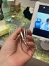 百年老鳯祥999足銀耳圈女純銀大圓圈耳環(huán)2025新款感圈耳飾素圈 光面耳圈，外直徑2cm(偏小)足銀9 曬單實(shí)拍圖