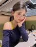 舒芳蝶（shufangdie）休閑褲女裝2025秋季新款斜肩假兩件露肩長袖t恤闊腿褲兩件套女潮 【上衣+褲子】 M 曬單實(shí)拍圖