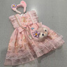 迪士尼（Disney）童裝洛麗塔公主裙女童連衣裙夏季玲娜貝兒生日禮服兒童星黛露裙子 玲娜貝兒裙子 120 建議5~6歲（110-120cm） 曬單實拍圖