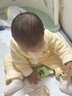 巴拉巴拉嬰兒衣服連體衣秋裝寶寶外出包屁衣立體圍兜可愛清新甜美 粉紫70032 80cm 曬單實(shí)拍圖