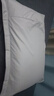 南極人（NanJiren）防水防螨枕套家用一對裝防口水枕巾枕頭套枕芯保護套48x74單只裝 防水抗菌枕套紳士灰【單只裝】 48cmx74cm 曬單實拍圖