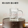 京東京造 玻璃杯 耐高溫泡茶水咖啡杯子六色馬克杯300ml六只裝 曬單實拍圖