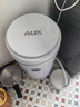 奧克斯（AUX）脫水機(jī)家用大容量不銹鋼甩干機(jī)甩干桶 小型宿舍公寓出租房單脫水甩干迷你脫水桶大家電器 10斤殺菌款【藍(lán)光殺菌不銹鋼桶+快速脫水干至9成】 曬單實(shí)拍圖