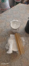 肅匠陶瓷餐具簡約盤子碗套裝純白釉下彩餐具套裝釉下彩碗碟套裝微波爐 山田16件套(4碗4盤4勺4筷) 16頭 曬單實拍圖