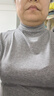 FIRSTSTATIONFS女裝百搭高領(lǐng)修身套頭長(cháng)袖打底衫上衣女25秋新款5503A 灰色 L 曬單實(shí)拍圖