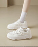 達芙妮經(jīng)典厚底小白鞋女款網(wǎng)面透氣2026新款通勤百搭增高鞋戶(hù)外休閑板鞋 曬單實(shí)拍圖
