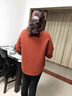 啄木鳥(niǎo)中年媽媽裝秋裝外套女春秋大碼40歲50新款中老年秋季女裝洋氣上衣 紫紅色[外套] 4XL (建議135-145斤) 曬單實(shí)拍圖