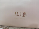 絲界100%桑蠶絲印花長巾圍巾高級真絲絲巾披肩送長輩教師節(jié)禮物禮盒裝 曬單實拍圖
