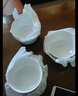 富玉陶瓷景德鎮(zhèn)餐具純白中式玲瓏瓷飯碗喬遷新居禮物家用 玉蘭花飯碗4只裝 曬單實拍圖