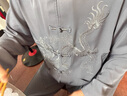 PIERRE CARDIN唐裝男士長袖套裝2025春秋新款中式復古風中老年爸爸爺爺生日禮物 淺灰色 【長袖+長褲】 XL 【180/42】 曬單實拍圖