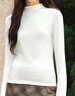 森馬（Semir）長(cháng)袖T恤女半高領(lǐng)吸濕發(fā)熱抗菌2024冬緊身抓絨打底衫109724101001 曬單實(shí)拍圖