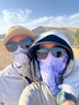 伯希和（Pelliot）防曬面罩女頭巾戶外騎行脖套冰絲防沙多功能口罩男16023203淺紫色 曬單實拍圖