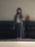 優(yōu)衣庫女裝3D精紡美利奴羊毛羅紋圓領(lǐng)針織衫/5分袖秋冬新款480188 01 乳白色 M /160/84A 曬單實(shí)拍圖