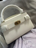 CHARLES&KEITH質(zhì)感金屬扣凱莉包手提包單肩包女包生日禮物CK2-50270880 曬單實(shí)拍圖