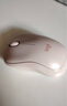 羅技（Logitech）M221無(wú)線(xiàn)鼠標 辦公鼠標 靜音鼠標 筆記本臺式機家用帶USB接收器 多色可選 M221 粉色 曬單實(shí)拍圖