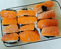 【新疆三文魚】刺身中段 海鮮整條海鮮壽司生魚片 日式料理即食 整塊現(xiàn)切發(fā)貨 400g 去皮去邊角料 曬單實(shí)拍圖