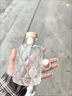 幫安居網(wǎng)紅大容量高顏值便攜玻璃咖啡杯透明帶蓋木塞飲料瓶ins風(fēng) 一個(gè)小杯子【50ml】 曬單實(shí)拍圖